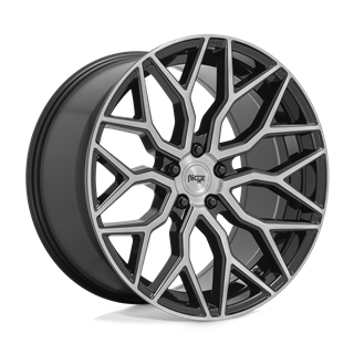 Niche Wheels | M262 MAZZANTI 19x8.5 ET35 - GLOSS BLACK BRUSHED FACE
