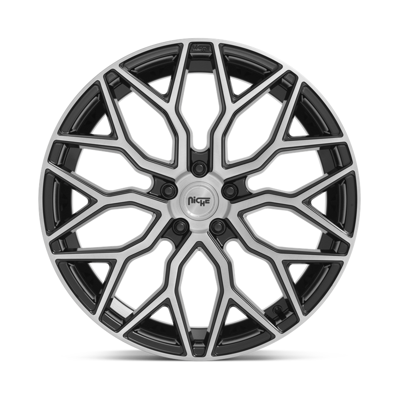 Niche Wheels | M262 MAZZANTI 19x8.5 ET35 - GLOSS BLACK BRUSHED FACE