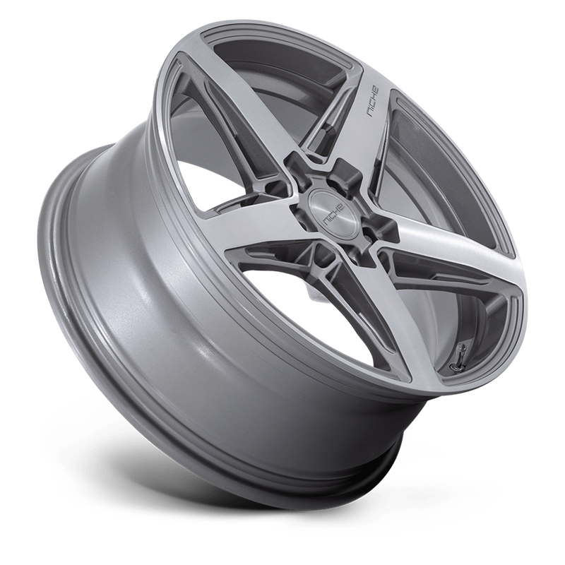 Niche Wheels | M270 TERAMO 18x8.0 ET40 - ANTHRACITE BRUSHED FACE TINT CLEAR