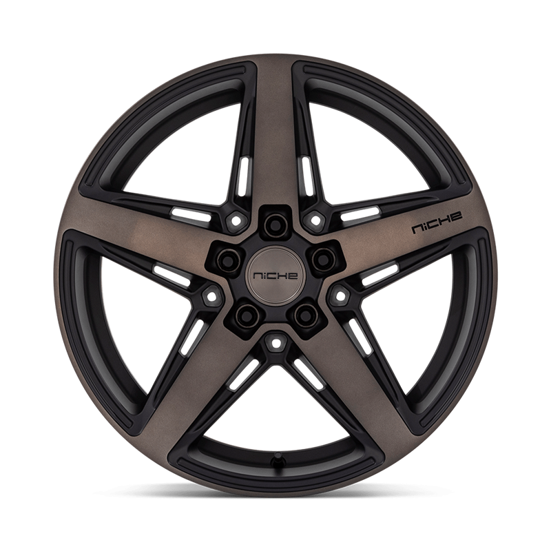 Niche Wheels | M271 TERAMO 18x8.0 ET40 - MATTE BLACK W/ DOUBLE DARK TINT FACE