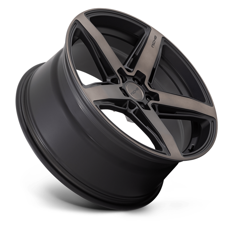 Niche Wheels | M271 TERAMO 20x10.5 ET40 - MATTE BLACK W/ DOUBLE DARK TINT FACE