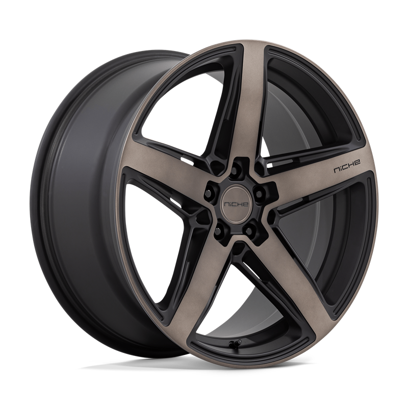 Niche Wheels | M271 TERAMO 20x10.5 ET27 - MATTE BLACK W/ DOUBLE DARK TINT FACE
