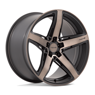 Niche Wheels | M271 TERAMO 20x11.0 ET20 - MATTE BLACK W/ DOUBLE DARK TINT FACE