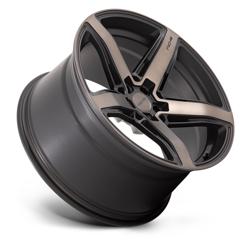 Niche Wheels | M271 TERAMO 20x11.0 ET20 - MATTE BLACK W/ DOUBLE DARK TINT FACE
