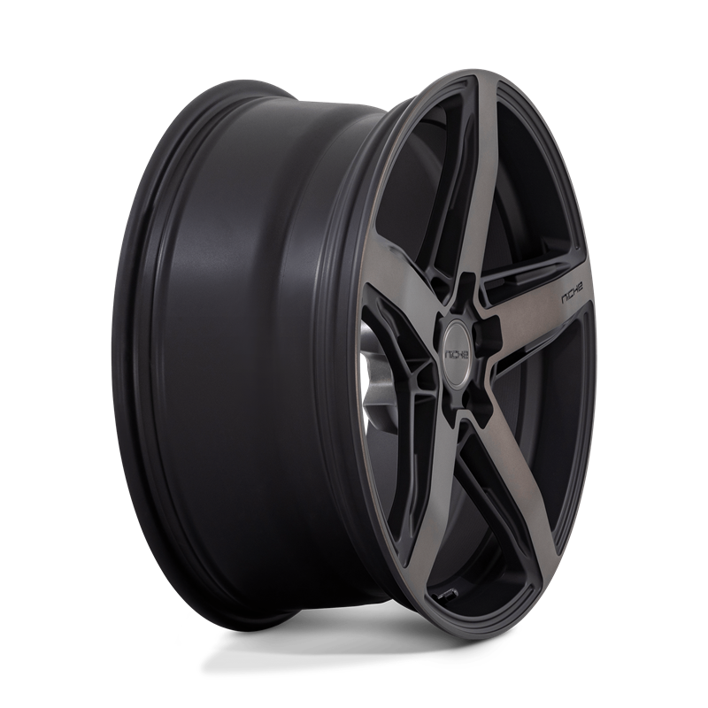 Niche Wheels | M271 TERAMO 20x11.0 ET20 - MATTE BLACK W/ DOUBLE DARK TINT FACE