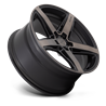 Niche Wheels | M271 TERAMO 20x9.0 ET38 - MATTE BLACK W/ DOUBLE DARK TINT FACE