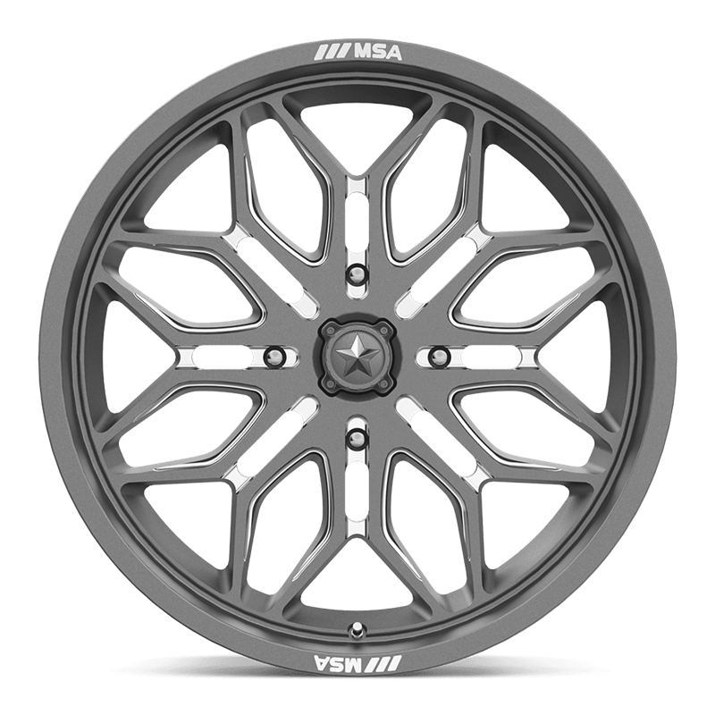 MSA Offroad | M47 SNIPER 20x7.0 ET10 - GUNMETAL MILLED