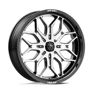 MSA Offroad | M47 SNIPER 22x7.0 ET10 - GLOSS BLACK MACHINED