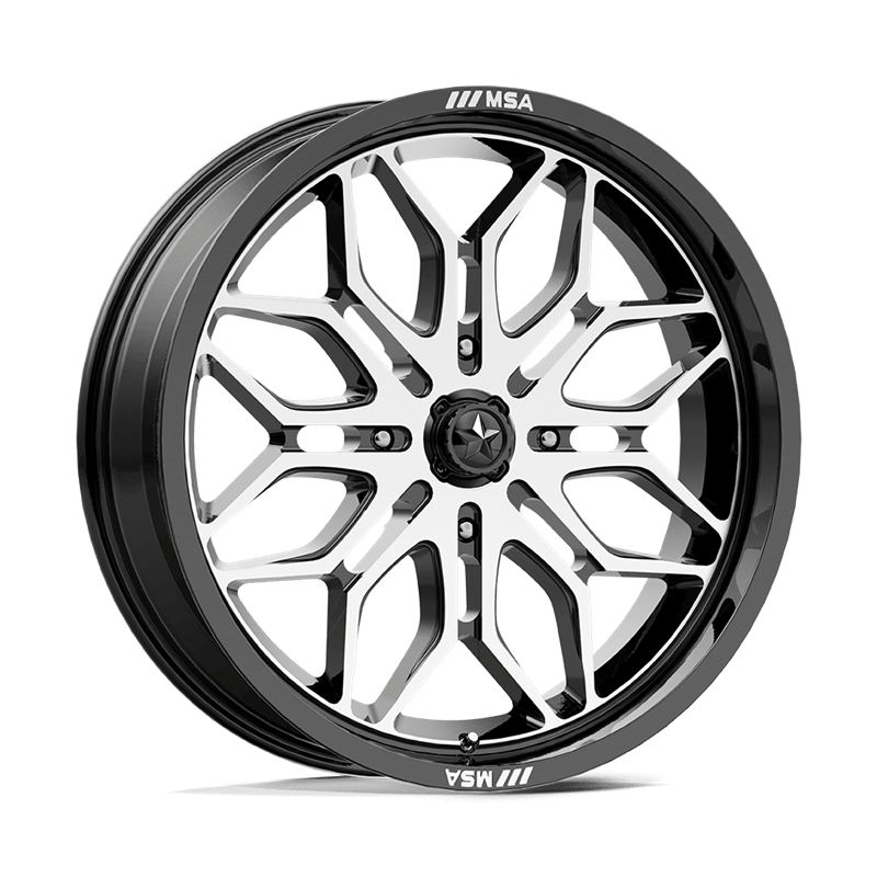 MSA Offroad | M47 SNIPER 22x7.0 ET10 - GLOSS BLACK MACHINED
