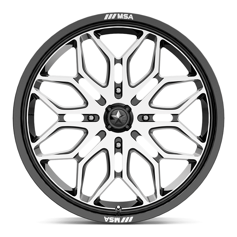 MSA Offroad | M47 SNIPER 22x7.0 ET10 - GLOSS BLACK MACHINED