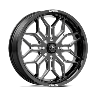 MSA Offroad | M47 SNIPER 20x7.0 ET10 - GLOSS BLACK MILLED