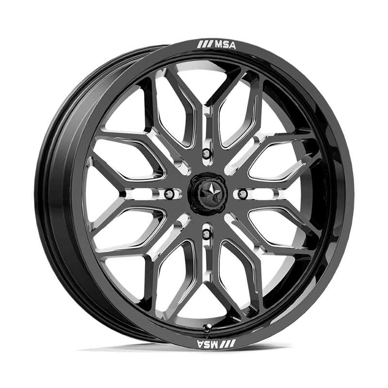 MSA Offroad | M47 SNIPER 20x7.0 ET10 - GLOSS BLACK MILLED