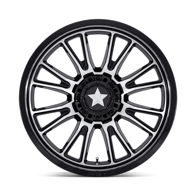 MSA Offroad | M51 THUNDERLIPS 24x7.0 ET0 - GLOSS BLACK MACHINED