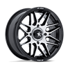 MSA Offroad | M52 RADAR UTV 15x7.0 ET10 - GLOSS BLACK MACHINED