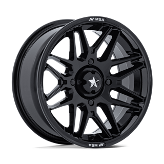 MSA Offroad | M52 RADAR UTV 14x7.0 ET10 - GLOSS BLACK