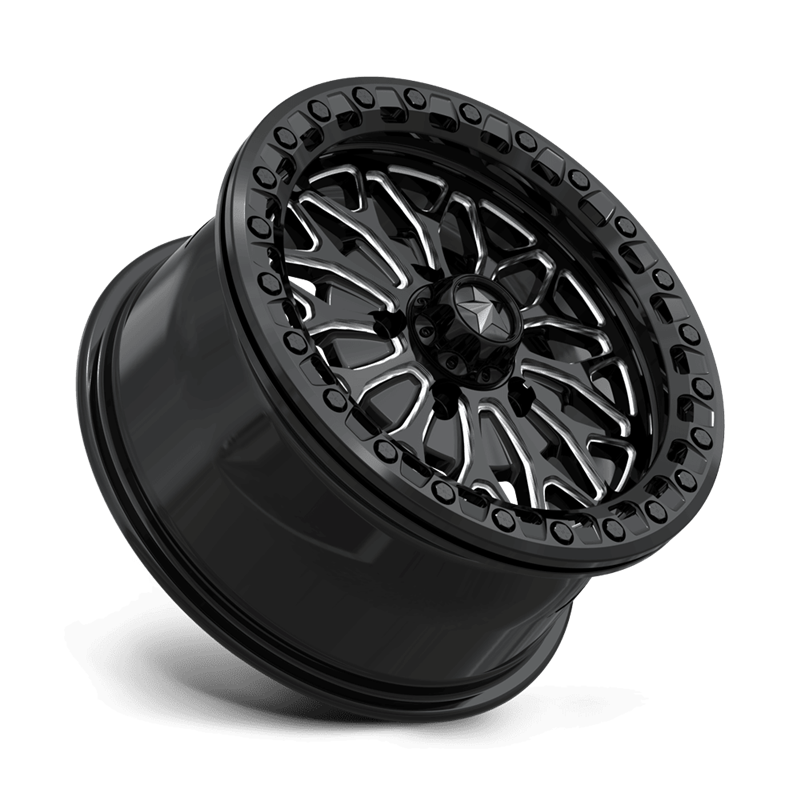 MSA Offroad | MA53 BOLO UTV BEADLOCK 15x7.0 ET38 - GLOSS BLACK MILLED