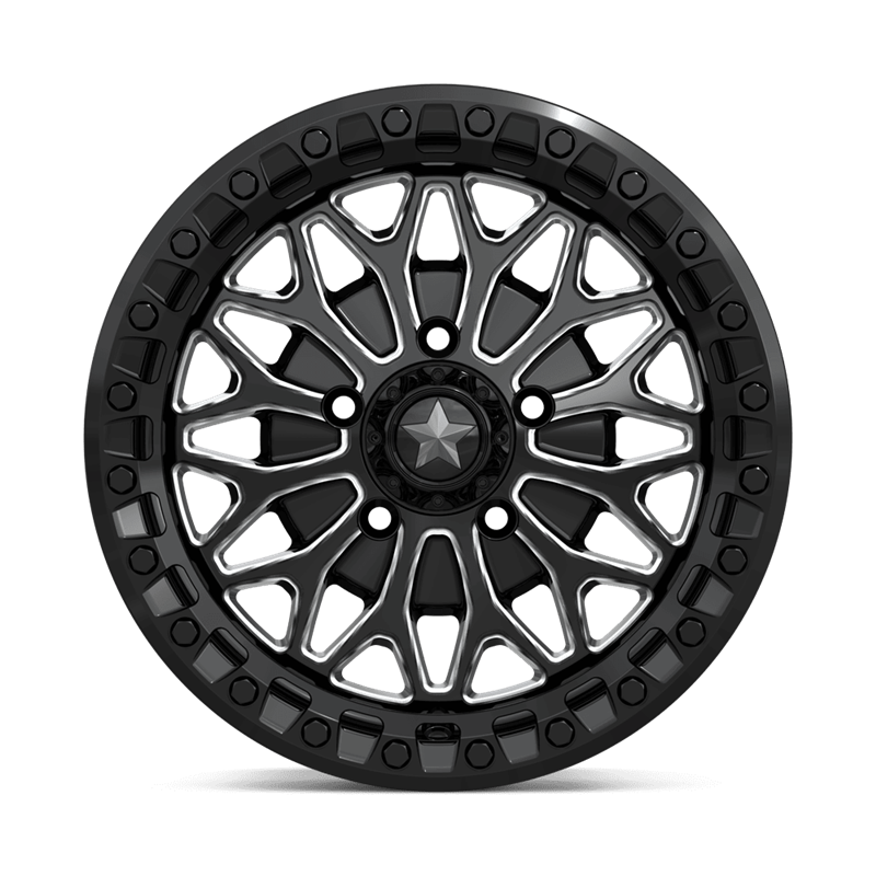 MSA Offroad | MA53 BOLO UTV BEADLOCK 15x7.0 ET38 - GLOSS BLACK MILLED
