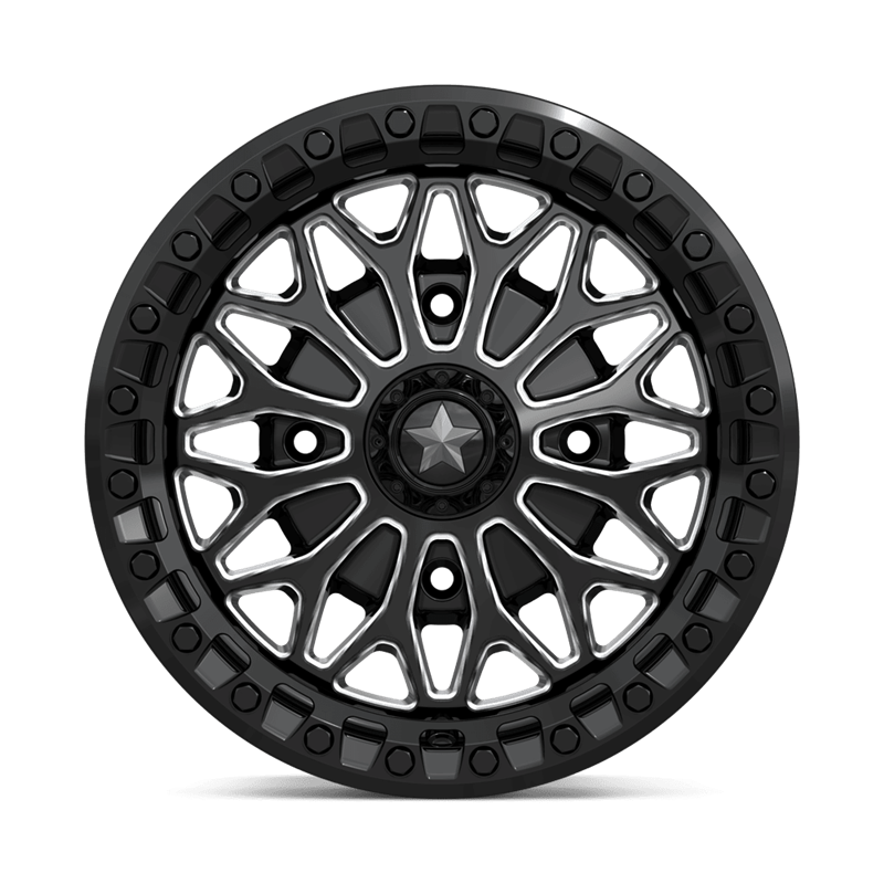 MSA Offroad | MA53 BOLO UTV BEADLOCK 15x7.0 ET38 - GLOSS BLACK MILLED