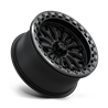 MSA Offroad | MA53 BOLO UTV BEADLOCK 15x7.0 ET10 - MATTE BLACK W/ GL-GUNMETAL RG
