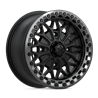 MSA Offroad | MA53 BOLO UTV BEADLOCK 15x7.0 ET38 - MATTE BLACK W/ GL-GUNMETAL RG