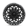 MSA Offroad | MA53 BOLO UTV BEADLOCK 15x7.0 ET10 - MATTE BLACK W/ GL-GUNMETAL RG