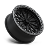 MSA Offroad | MA53 BOLO UTV BEADLOCK 18x7.0 ET10 - MATTE BLACK W/ GL-GUNMETAL RG