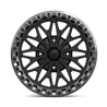 MSA Offroad | MA53 BOLO UTV BEADLOCK 18x7.0 ET10 - MATTE BLACK W/ GL-GUNMETAL RG