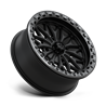 MSA Offroad | MA53 BOLO UTV BEADLOCK 18x7.0 ET10 - MATTE BLACK W/ GL-GUNMETAL RG