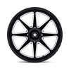 MSA Offroad | M54 SPARK UTV 18x7.0 ET10 - GLOSS BLACK MILLED