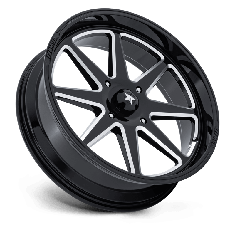 MSA Offroad | M54 SPARK UTV 20x7.0 ET0 - GLOSS BLACK MILLED