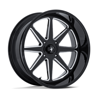 MSA Offroad | M54 SPARK UTV 24x10.0 ET-25 - GLOSS BLACK MILLED