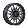 MSA Offroad | M55 COMMANDER UTV 18x7.0 ET10 - MATTE GUNMETAL W/ MATTE BLACK LIP