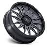 MSA Offroad | M55 COMMANDER UTV 18x7.0 ET10 - MATTE GUNMETAL W/ MATTE BLACK LIP