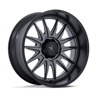 MSA Offroad | M55 COMMANDER UTV 24x10.0 ET-25 - MATTE GUNMETAL W/ MATTE BLACK LIP