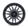 MSA Offroad | M55 COMMANDER UTV 24x10.0 ET-25 - MATTE GUNMETAL W/ MATTE BLACK LIP