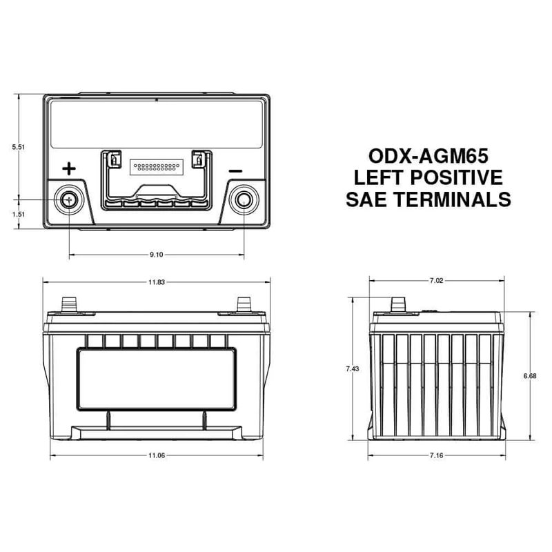 ODYSSEY | Extreme Battery - Group 65 - 950 CCA ODYSSEY Battery Batteries