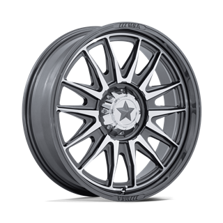 MSA Offroad | M55 COMMANDER UTV 15x7.0 ET10 - PLATINUM W/ MACHINED FACE