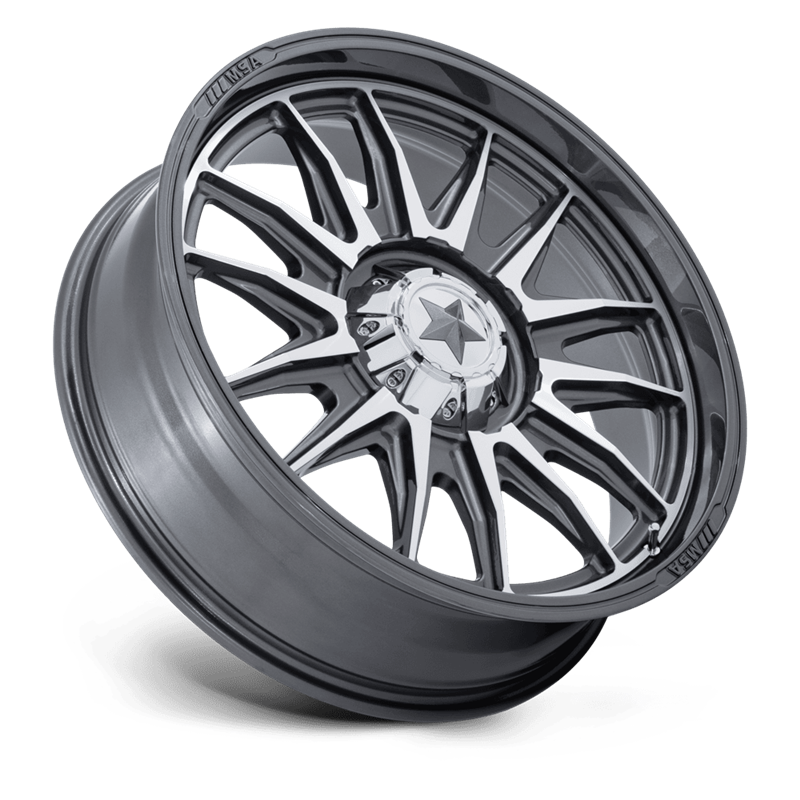 MSA Offroad | M55 COMMANDER UTV 20x7.0 ET0 - PLATINUM W/ MACHINED FACE