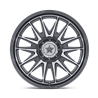 MSA Offroad | M55 COMMANDER UTV 20x7.0 ET0 - PLATINUM W/ MACHINED FACE