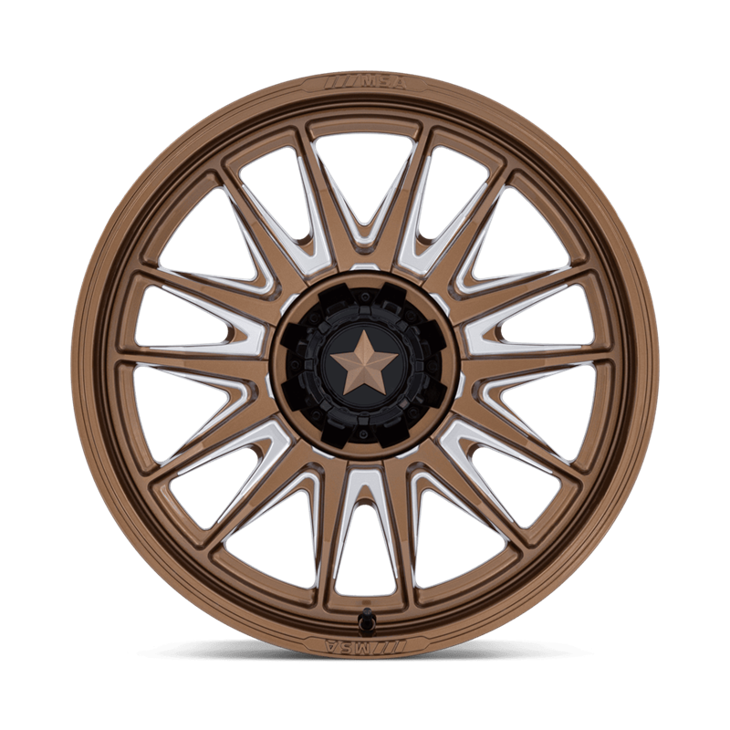 MSA Offroad | M55 COMMANDER UTV 20x7.0 ET0 - GLOSS BRONZE MILLED