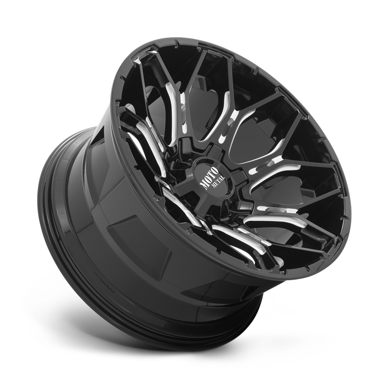 Moto Metal | MO808 SNIPER 20x10.0 ET-18 - GLOSS BLACK MILLED