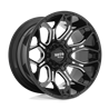 Moto Metal | MO808 SNIPER 20x9.0 ET0 - GLOSS BLACK MILLED
