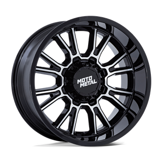 Moto Metal | MO810 LEGACY 18x9.0 ET1 - GLOSS BLACK MACHINED