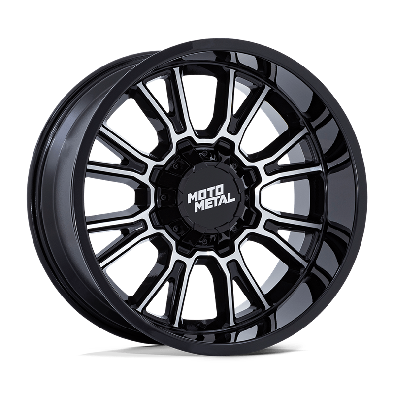 Moto Metal | MO810 LEGACY 20x9.0 ET1 - GLOSS BLACK MACHINED