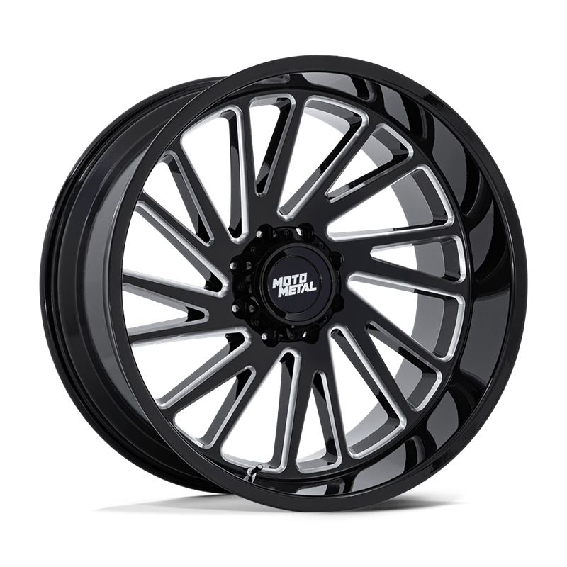 Moto Metal | MO811 COMBAT 20x10.0 ET-18 - GLOSS BLACK MILLED