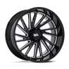 Moto Metal | MO811 COMBAT 22x12.0 ET-44 - GLOSS BLACK MILLED