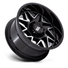 Moto Metal | MO812 TURBINE 20x10.0 ET-18 - GLOSS BLACK W/ MACHINED FACE