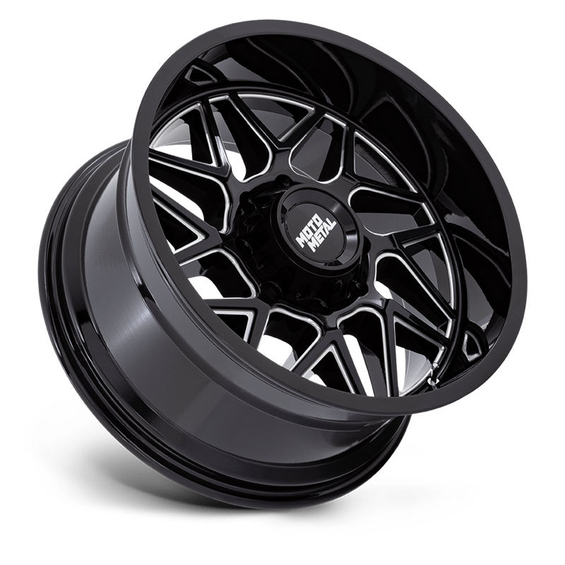 Moto Metal | MO812 TURBINE 20x10.0 ET-18 - GLOSS BLACK MILLED