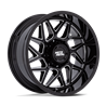 Moto Metal | MO812 TURBINE 20x9.0 ET1 - GLOSS BLACK MILLED
