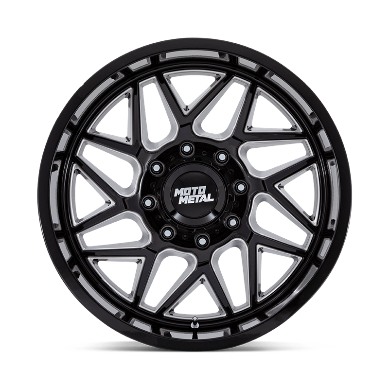 Moto Metal | MO812 TURBINE 20x9.0 ET1 - GLOSS BLACK MILLED